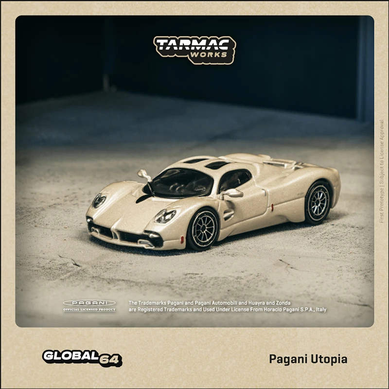 Tarmac Works 1:64 帕加尼 Pagani Utopia 乌托邦 合金汽车模型