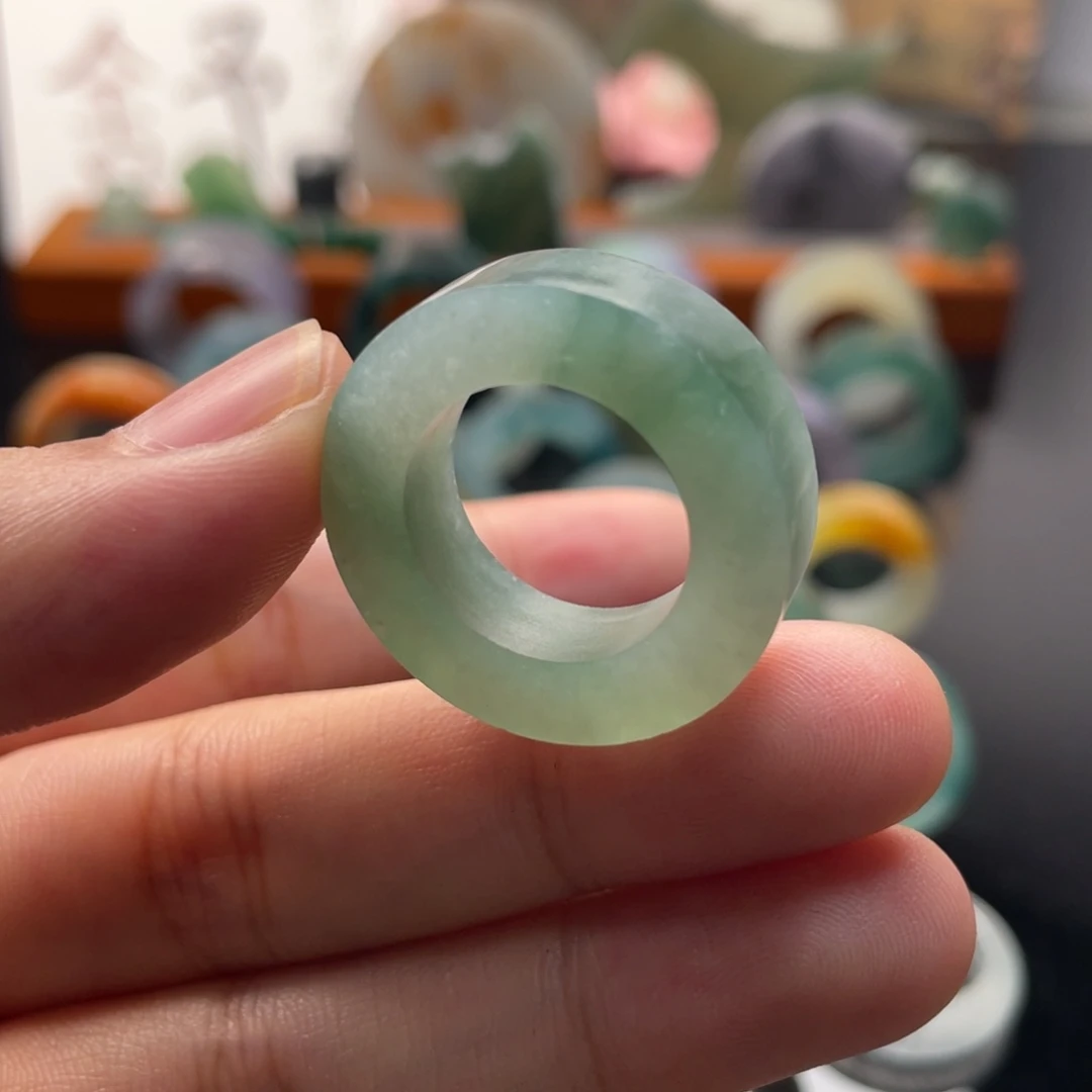定制翡翠未镶嵌  晴天