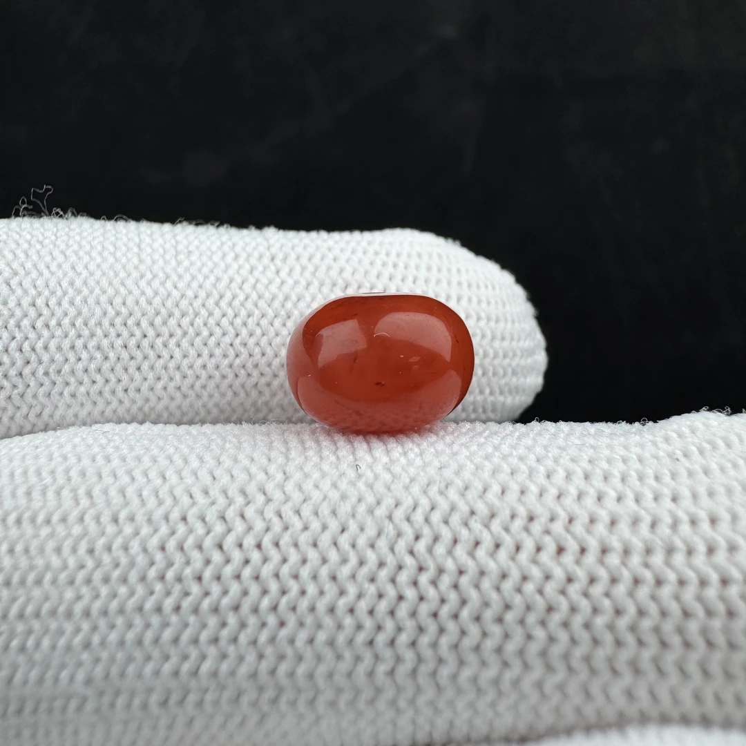 P2010天然南红 扣子11*8mm支持复检 假一罚四
