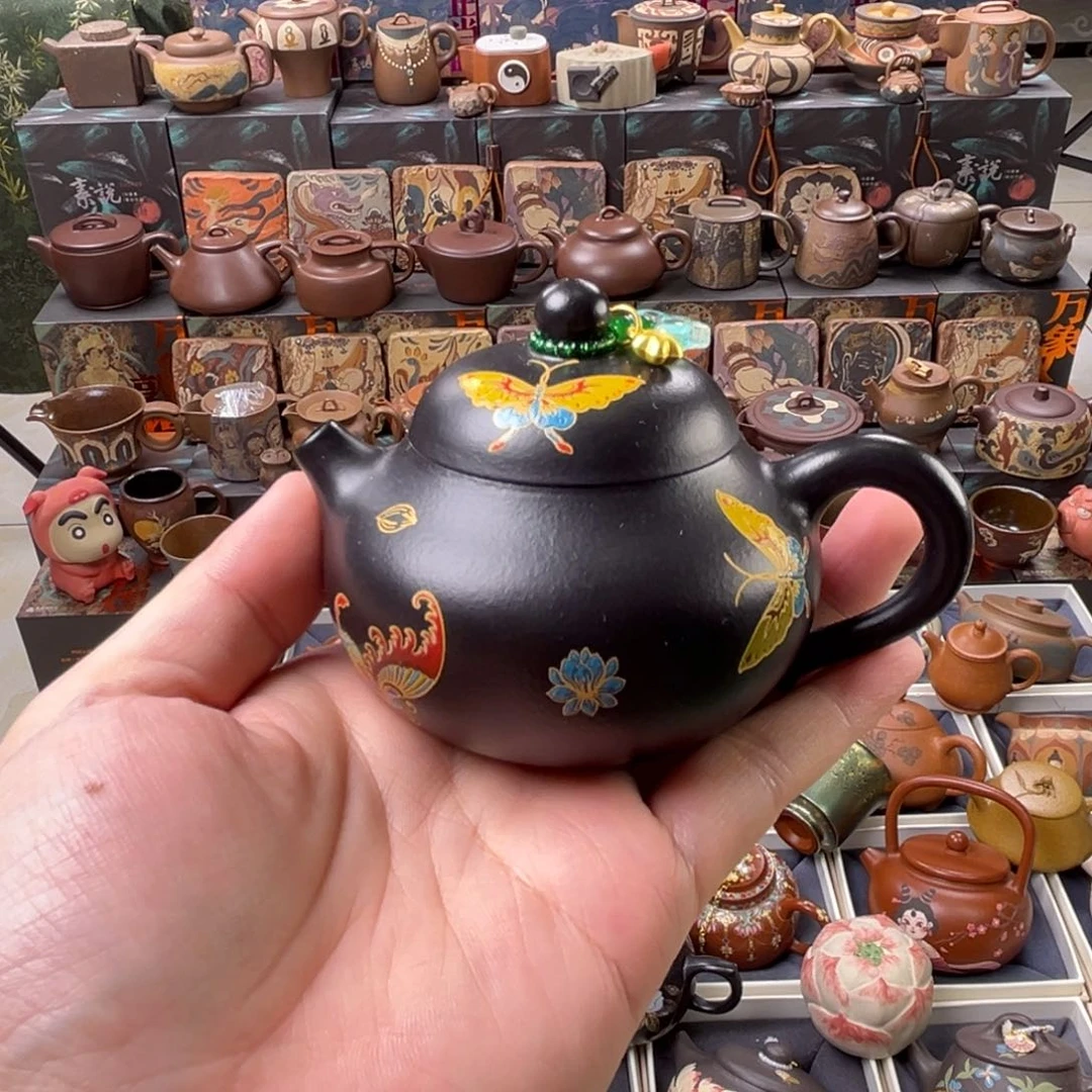 茶壶紫砂145cc原矿精工半手