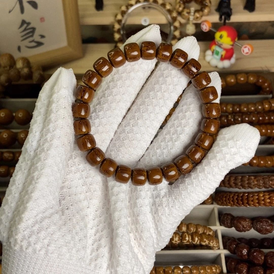 马***店手串紫金鼠实心福利微瑕款一物一拍