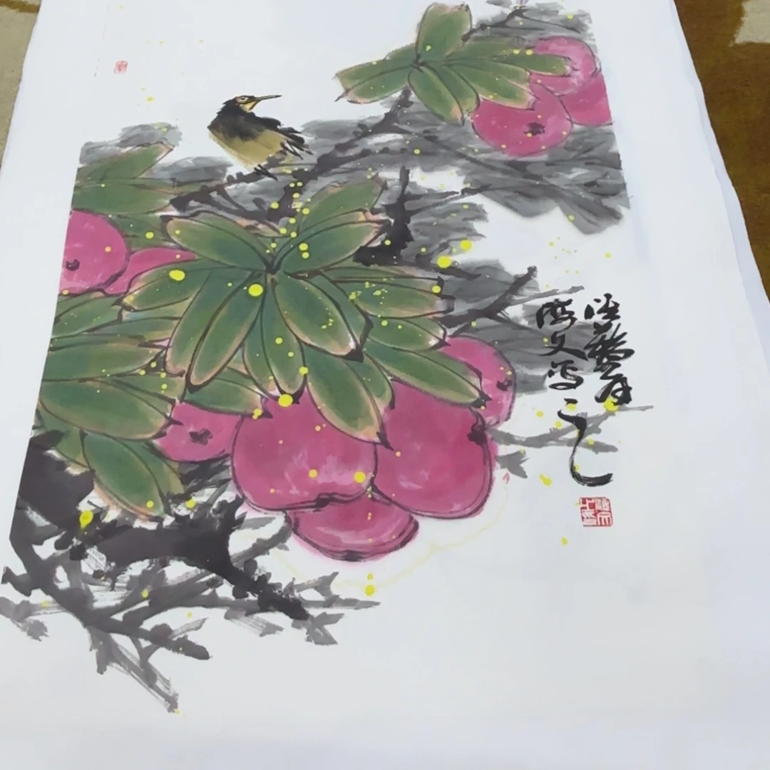 国画国画李海文老师作品刘