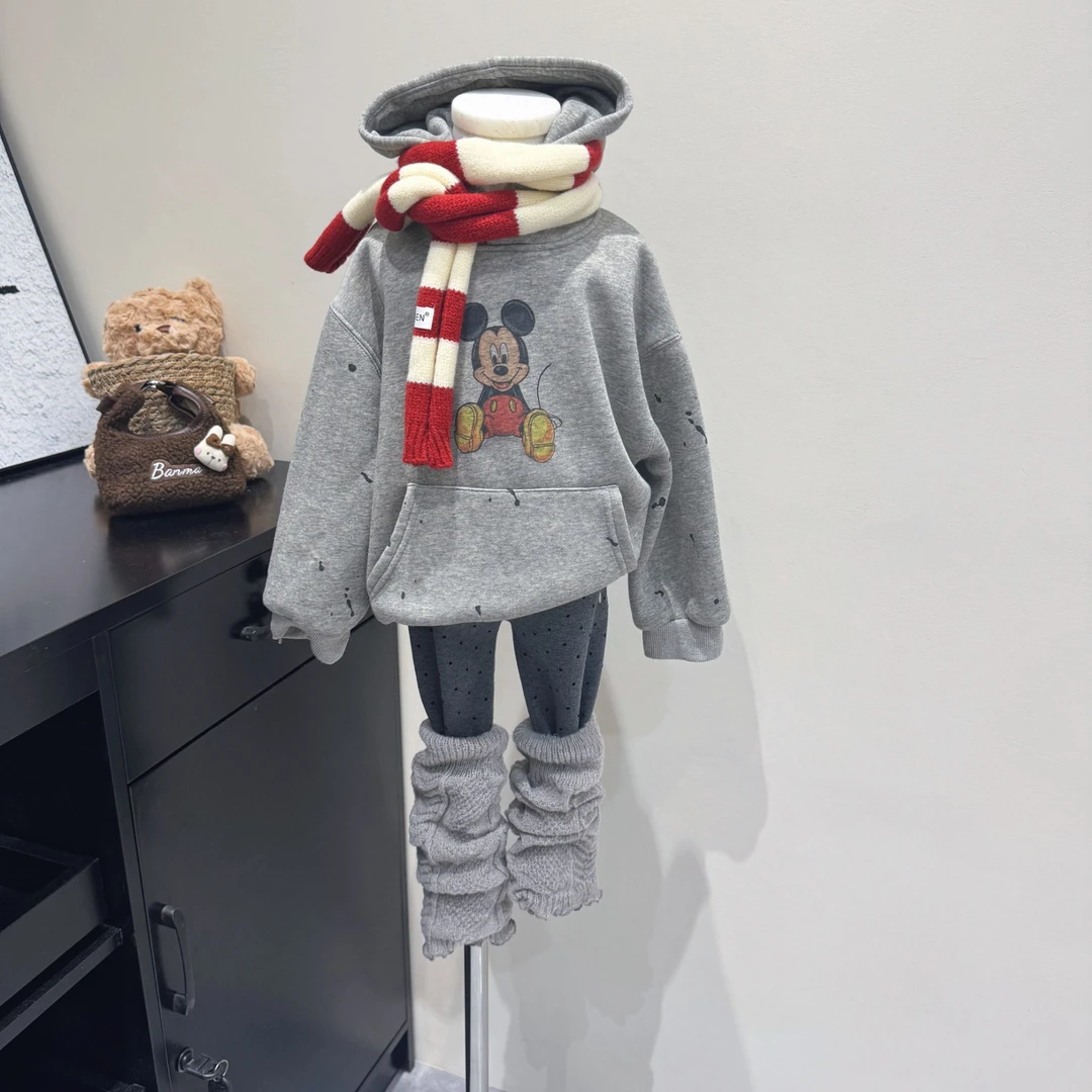 女童冬季棉服外套新款卫衣套装D5-51/D5-52/D5-53