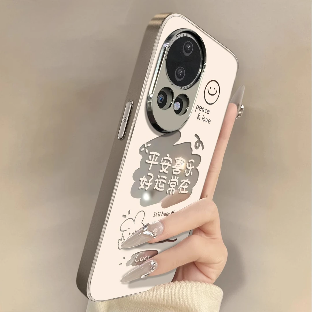 平安喜乐适用华为nova14ultra手机壳可爱防摔14pro高级nova13超薄