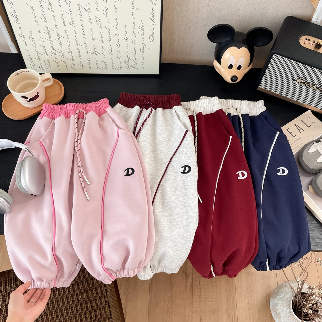 【高品质校园百搭神裤】2025秋冬季新款韩版宽松卫裤潮