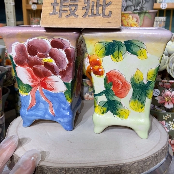 红陶景德镇艺术手绘作品