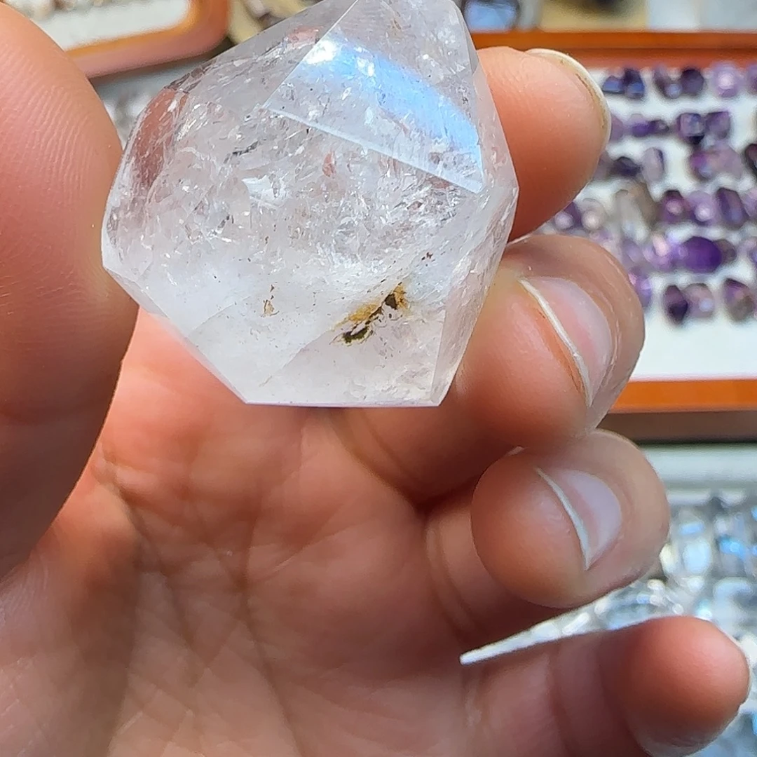 水晶未镶嵌珠宝半成品水胆