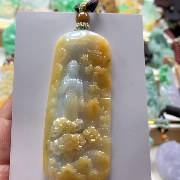 翡翠未镶嵌颈饰翡翠吊坠