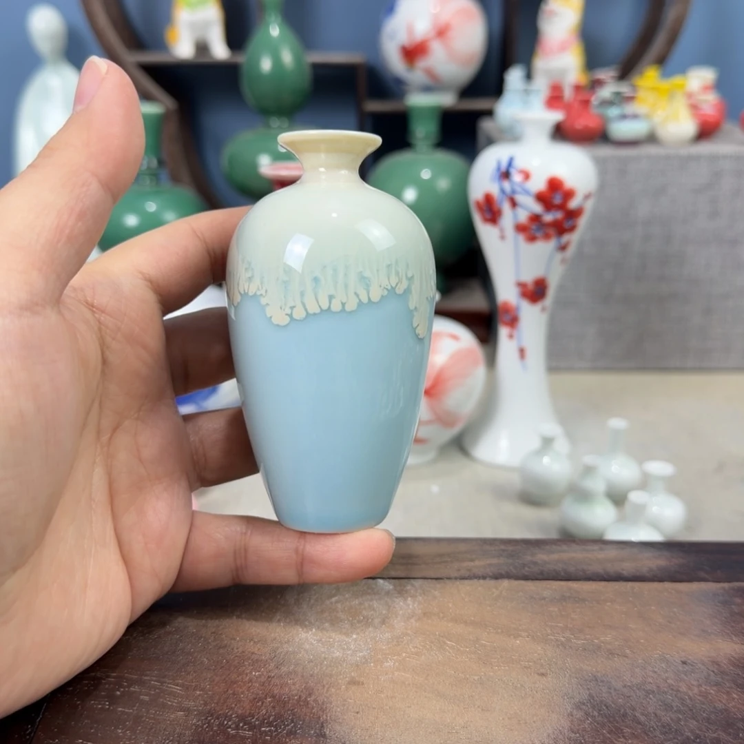 陶瓷手工小花器摆件
