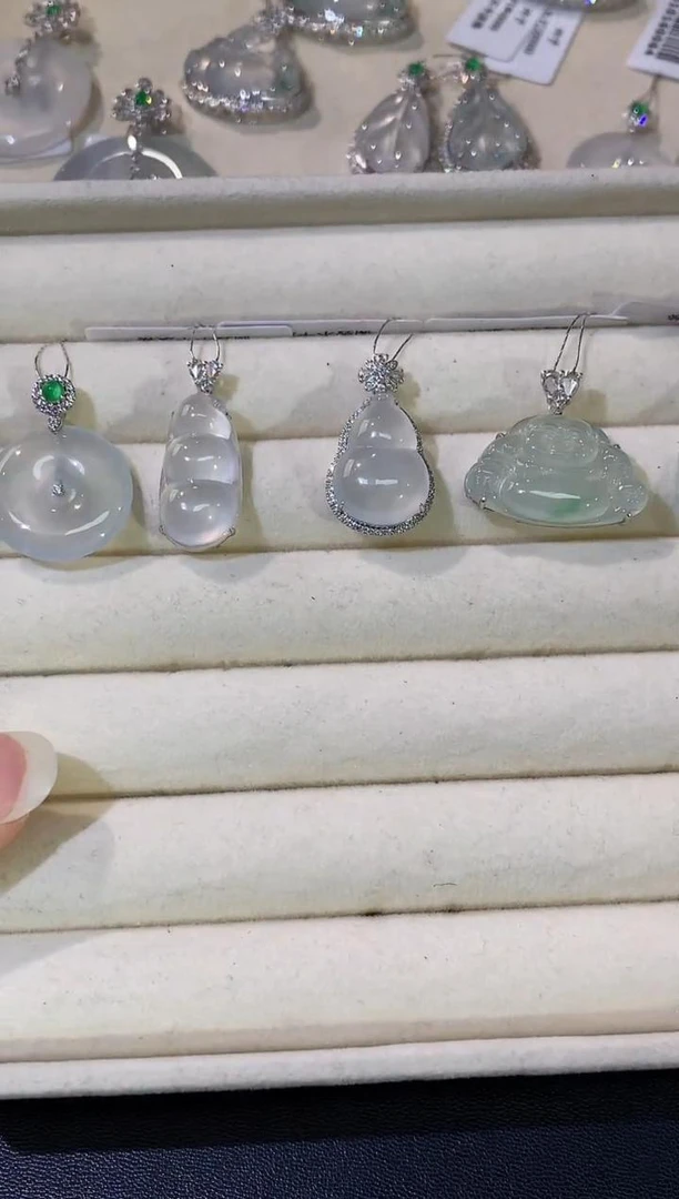 【彩虹盘】翡翠-18K金-多样性发一件-XY-SS05|CXQ21