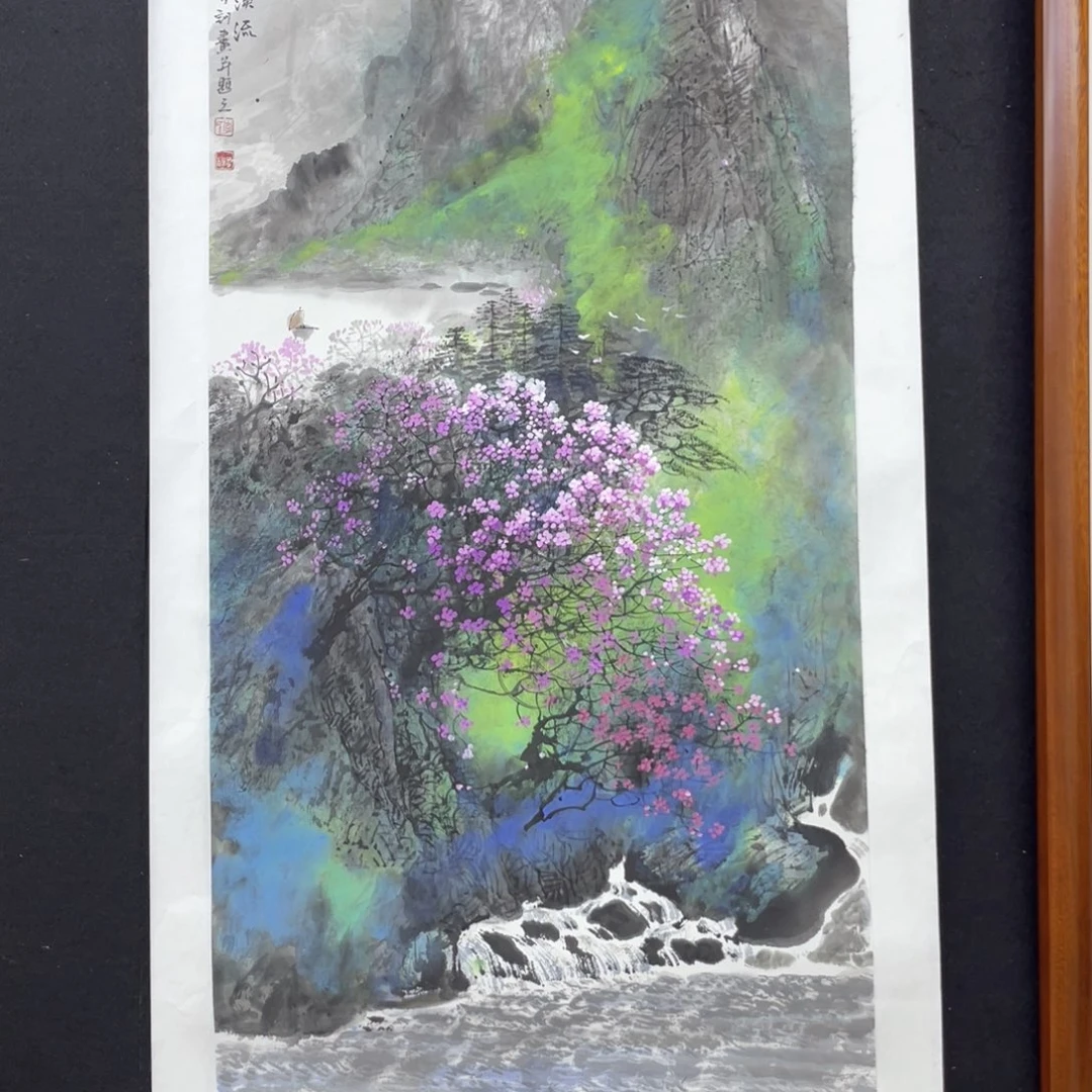 国画手绘国画，精品山水，