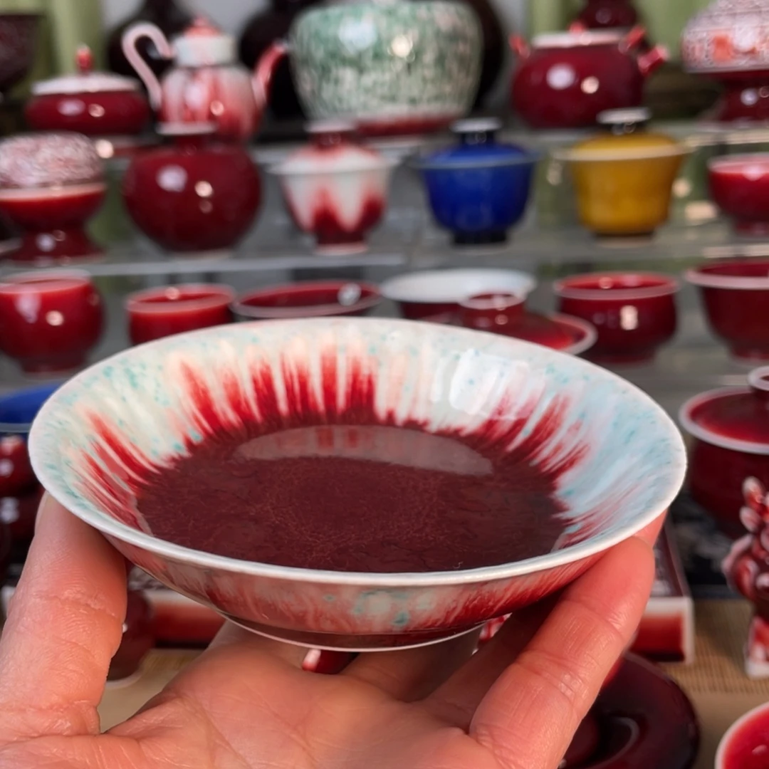 奶***派景德镇原矿釉杯垫