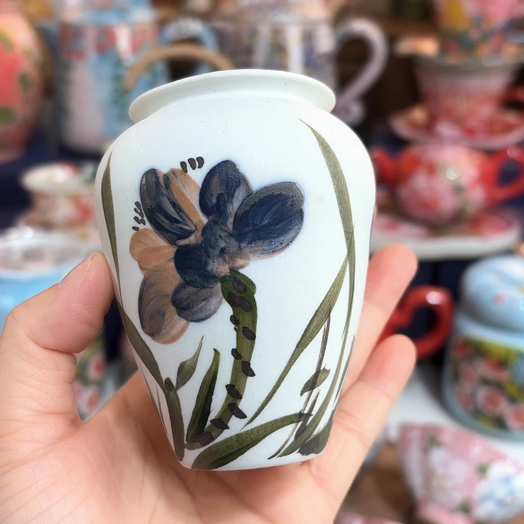景德镇手绘高温釉下彩陶瓷茶具