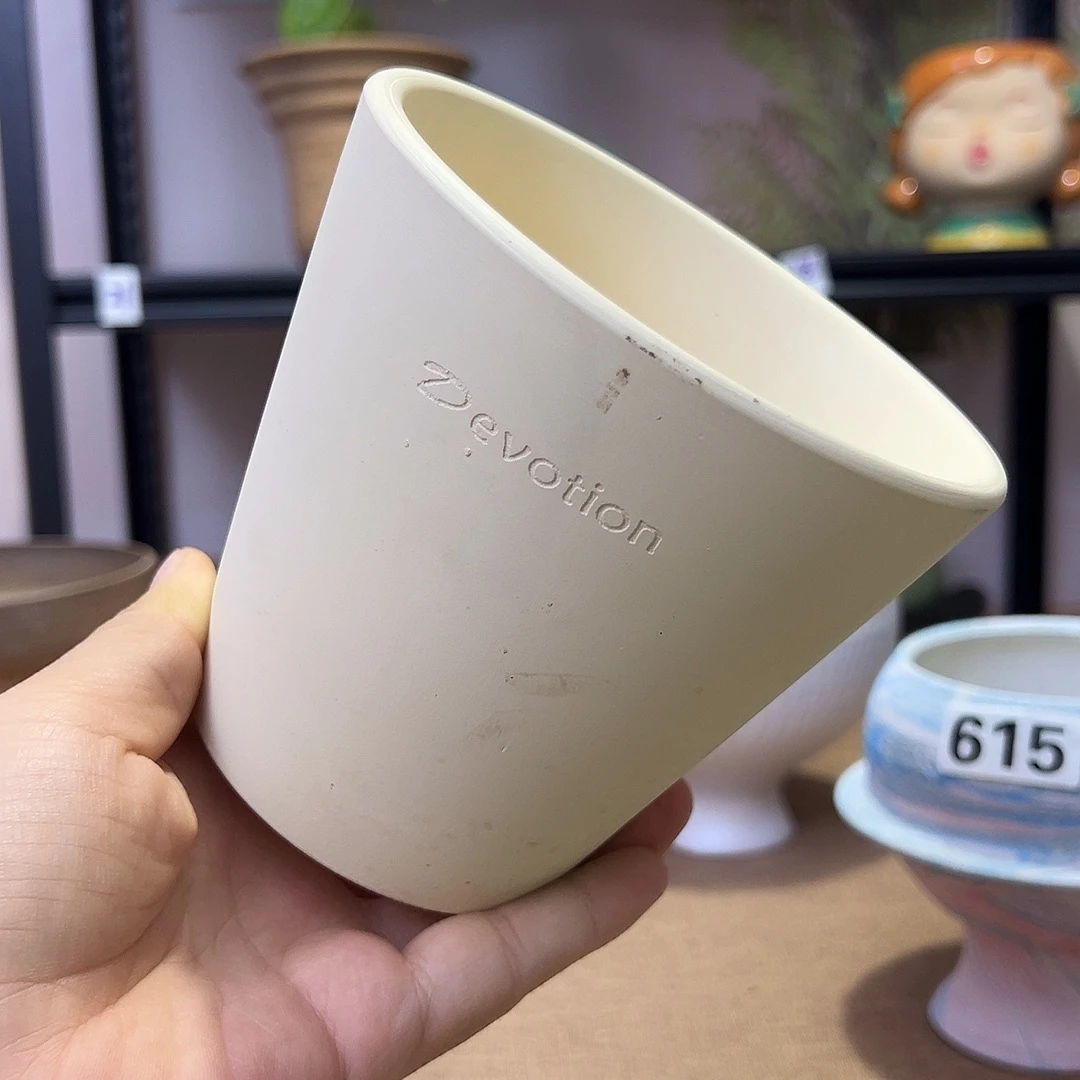 口11高11米色开口花盆