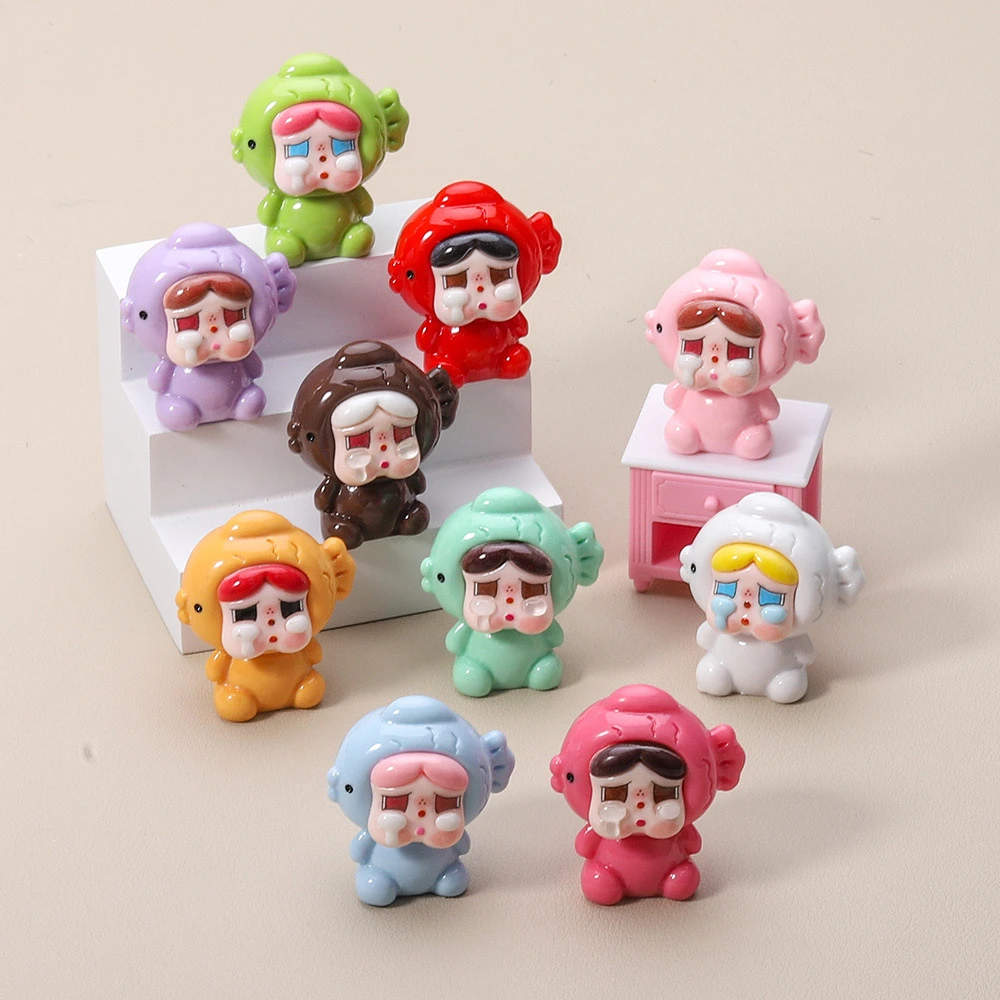 【九宫格】实色鲷鱼烧哭娃diy饰品摆件