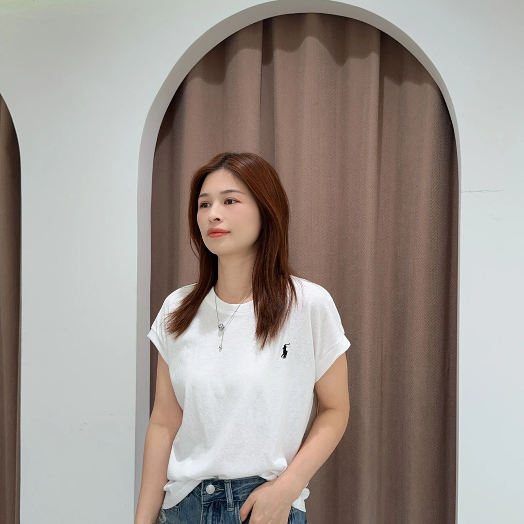 萱萱【小标飞袖】夏季新款显瘦飞袖百搭短袖上衣538128 062502 100