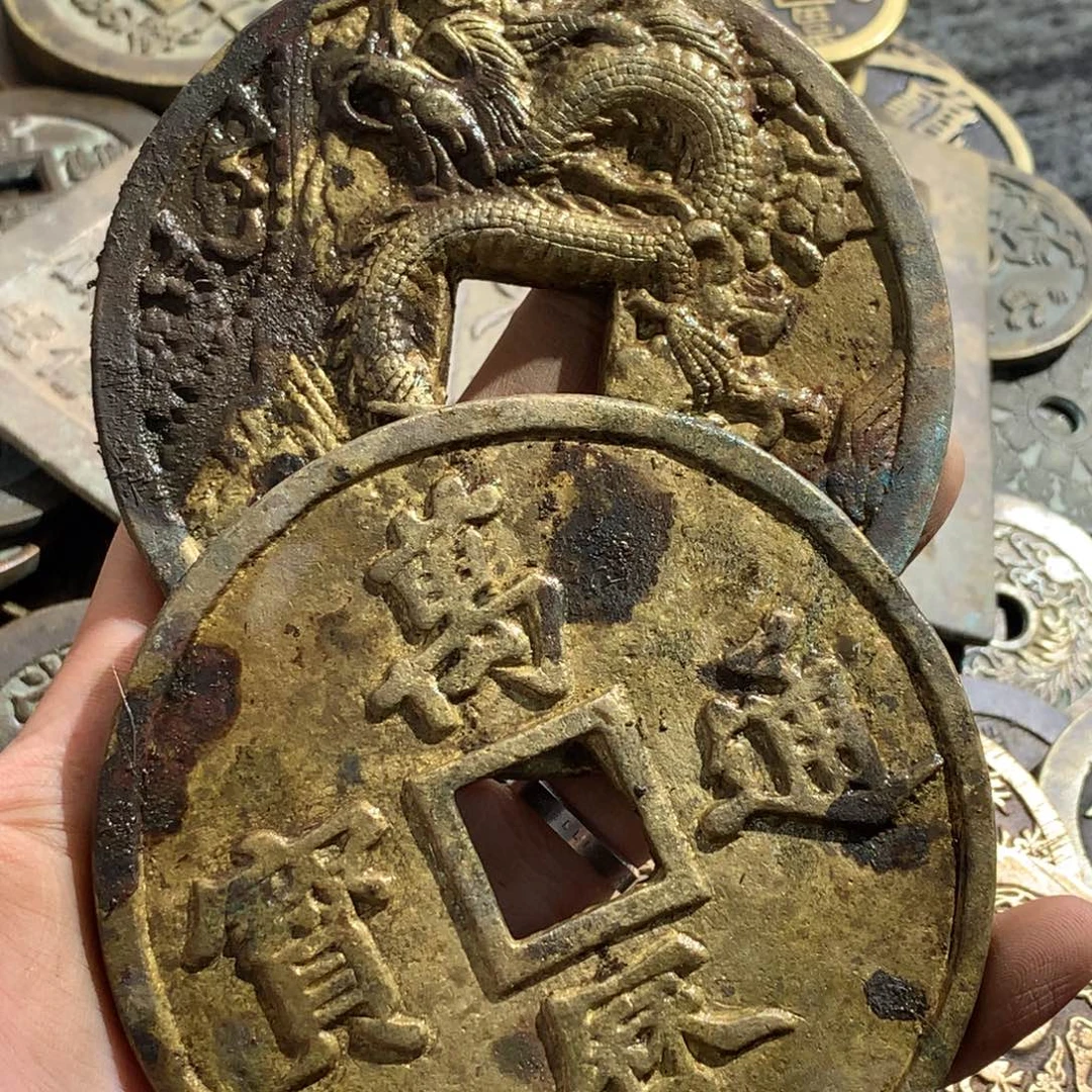 铜两枚翻砂铸造工艺批发