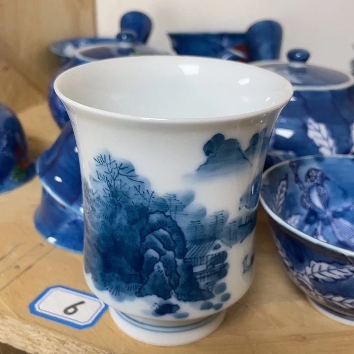 瓷片017 一人直播，看品直播间说序号