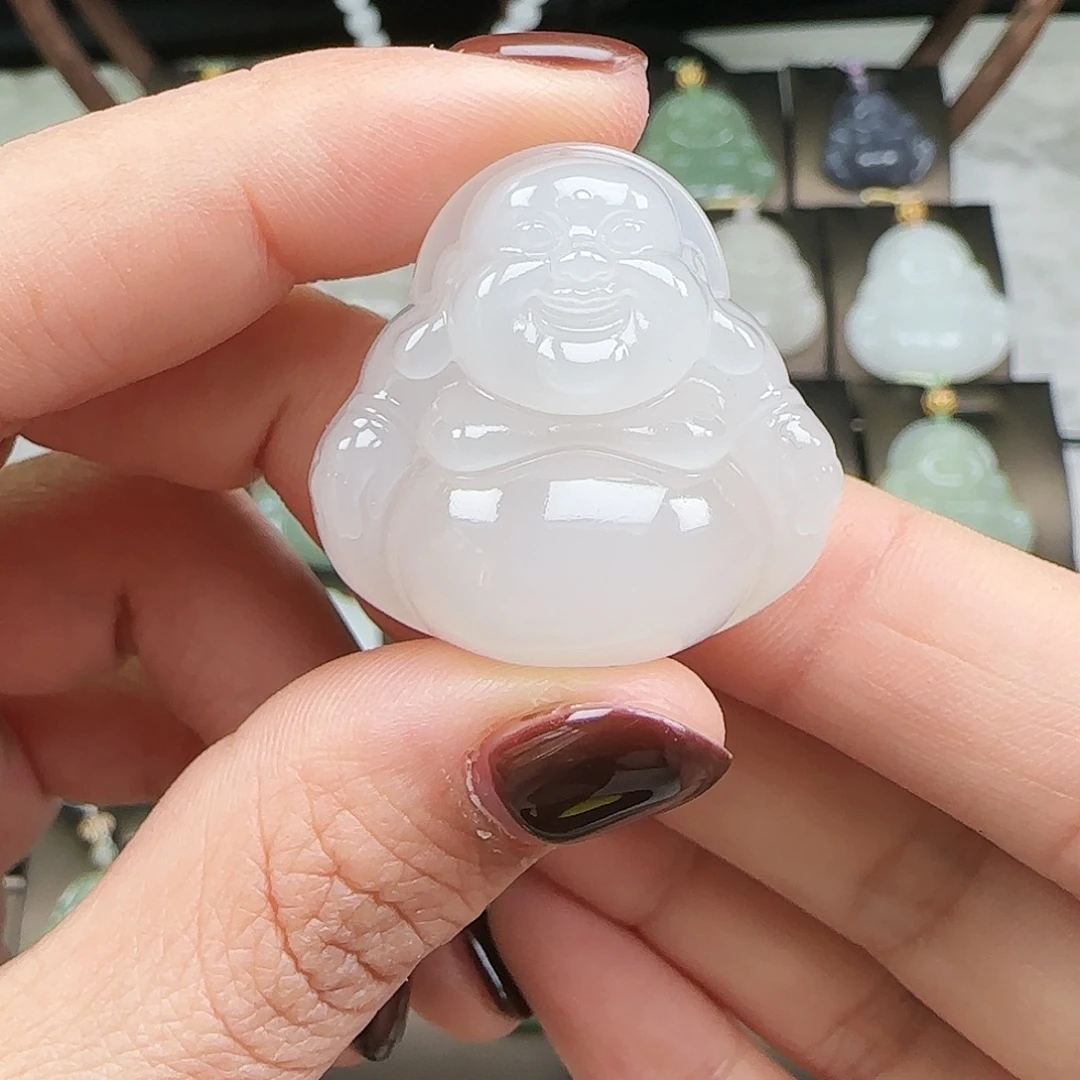 和田玉未镶嵌吊坠(赠链)