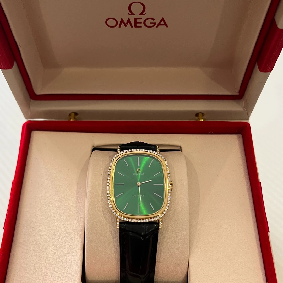 95新 Omega/欧米茄 27*32mm手动机械JM4133碟飞后钻瑞士名表