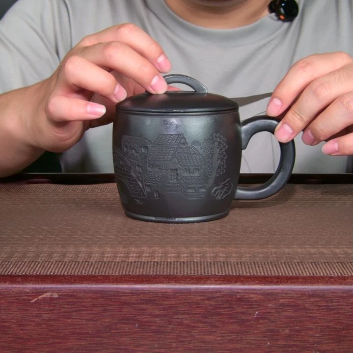 茶杯紫砂高货放漏