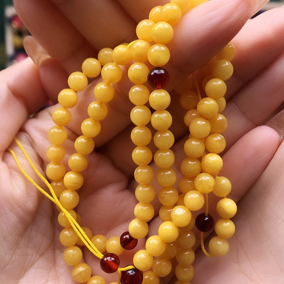 未镶嵌颈饰蜜蜡李**?吊坠