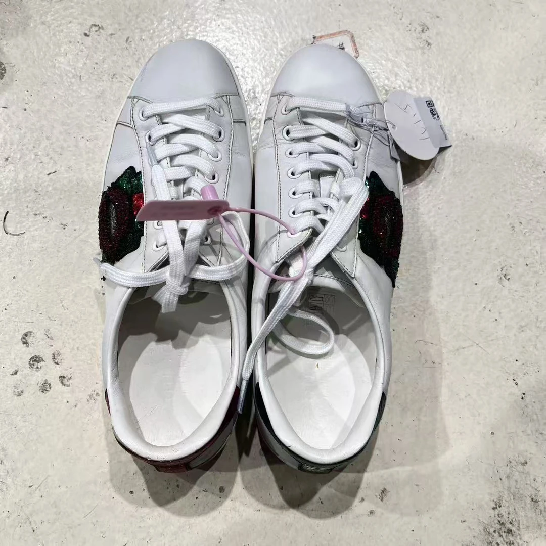 99新 GUCCI/古驰 7.5/古驰小白鞋/13000/JP