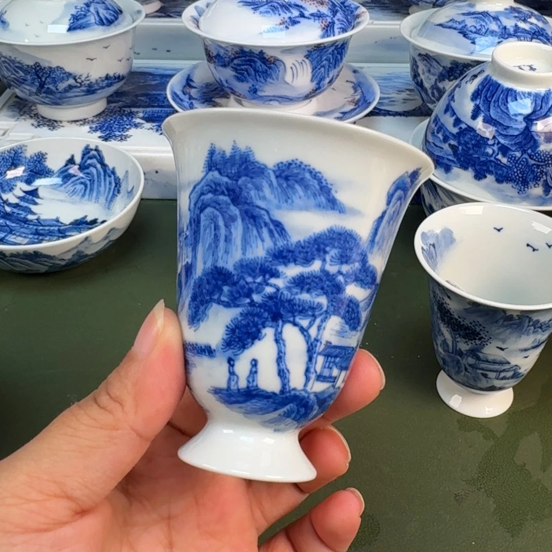 景德镇纯手绘茶具圆圆248