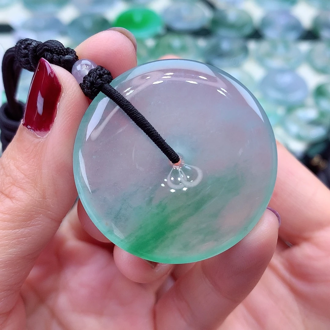 颈饰未镶嵌翡翠编号80-尺寸37/6.1