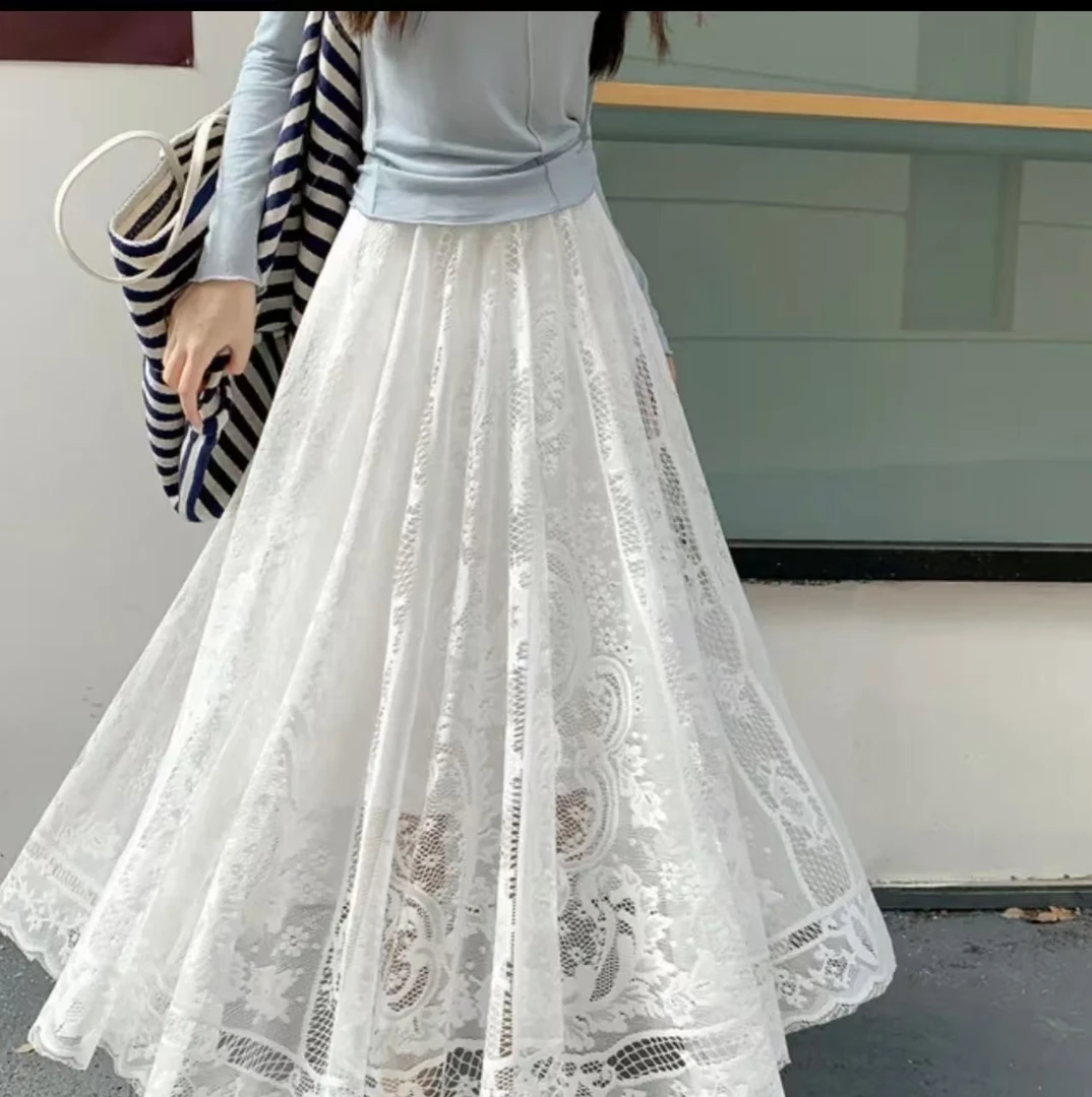 【华夫人】旗袍衬裙百搭 单穿蕾丝时尚气质