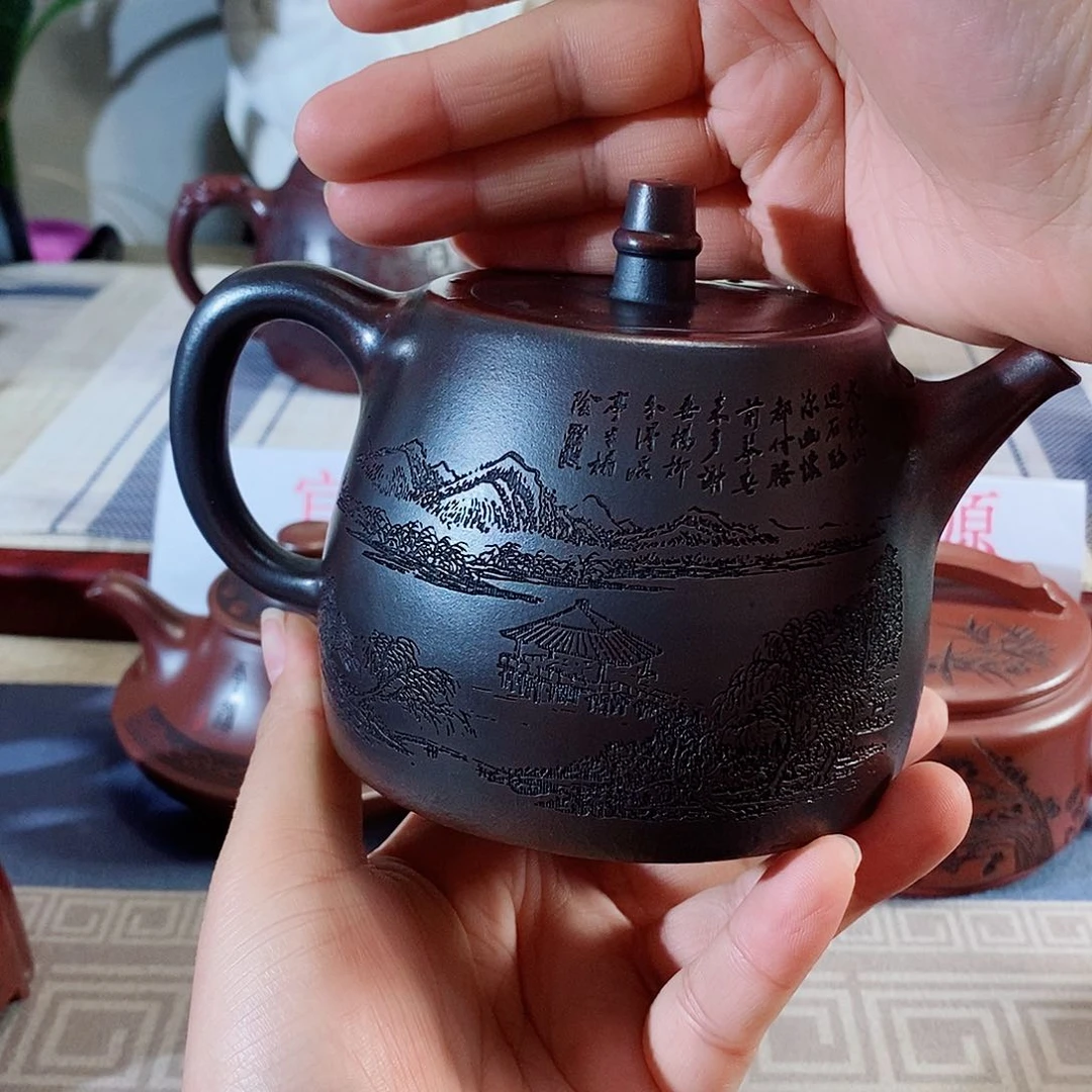 紫砂茶壶宜兴紫砂壶和我一样