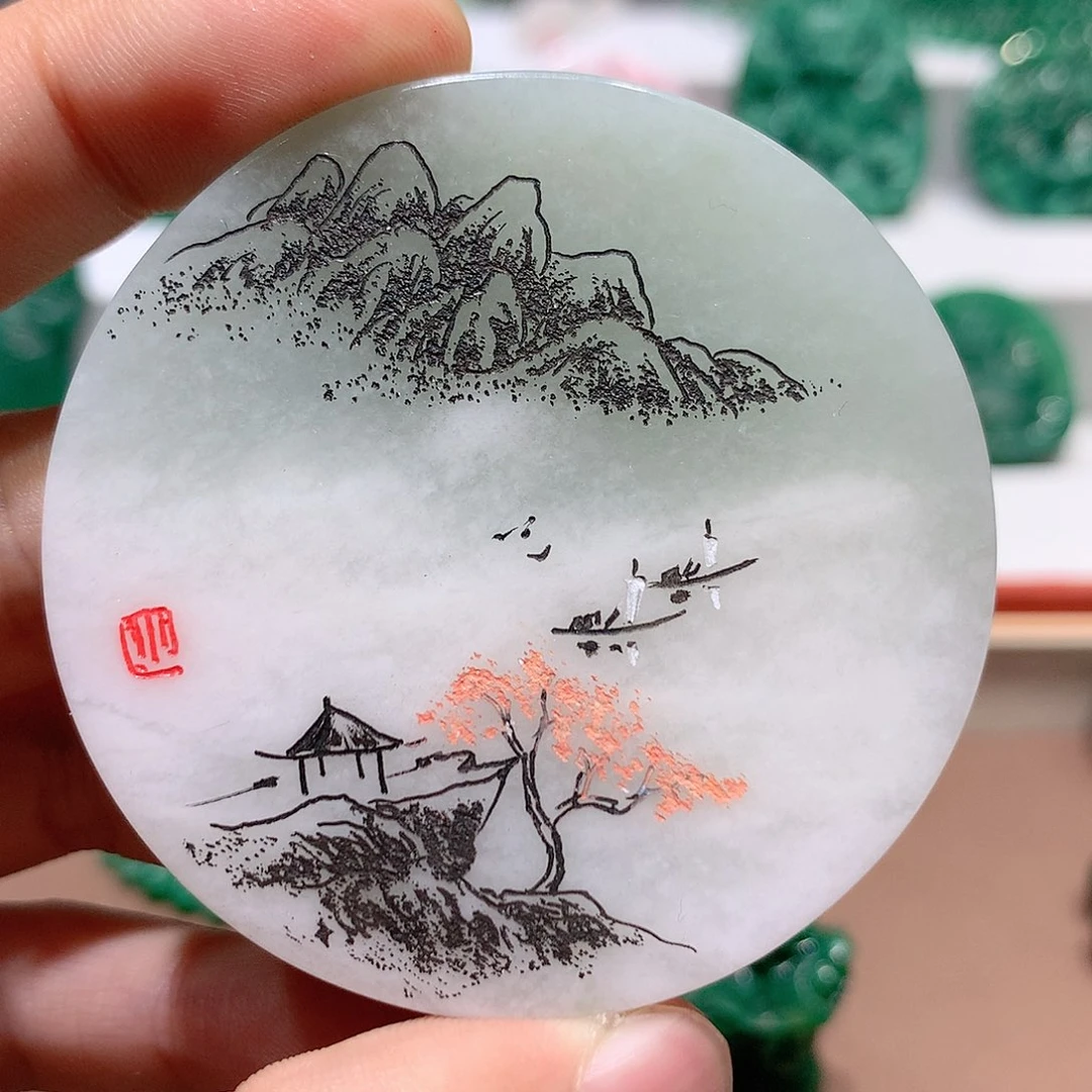 独山玉挂件未镶嵌