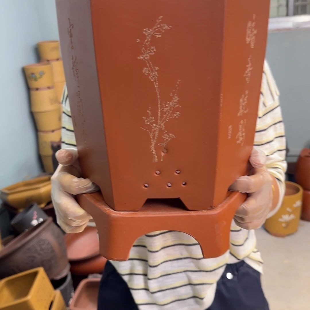 紫砂花盆紫砂口径20