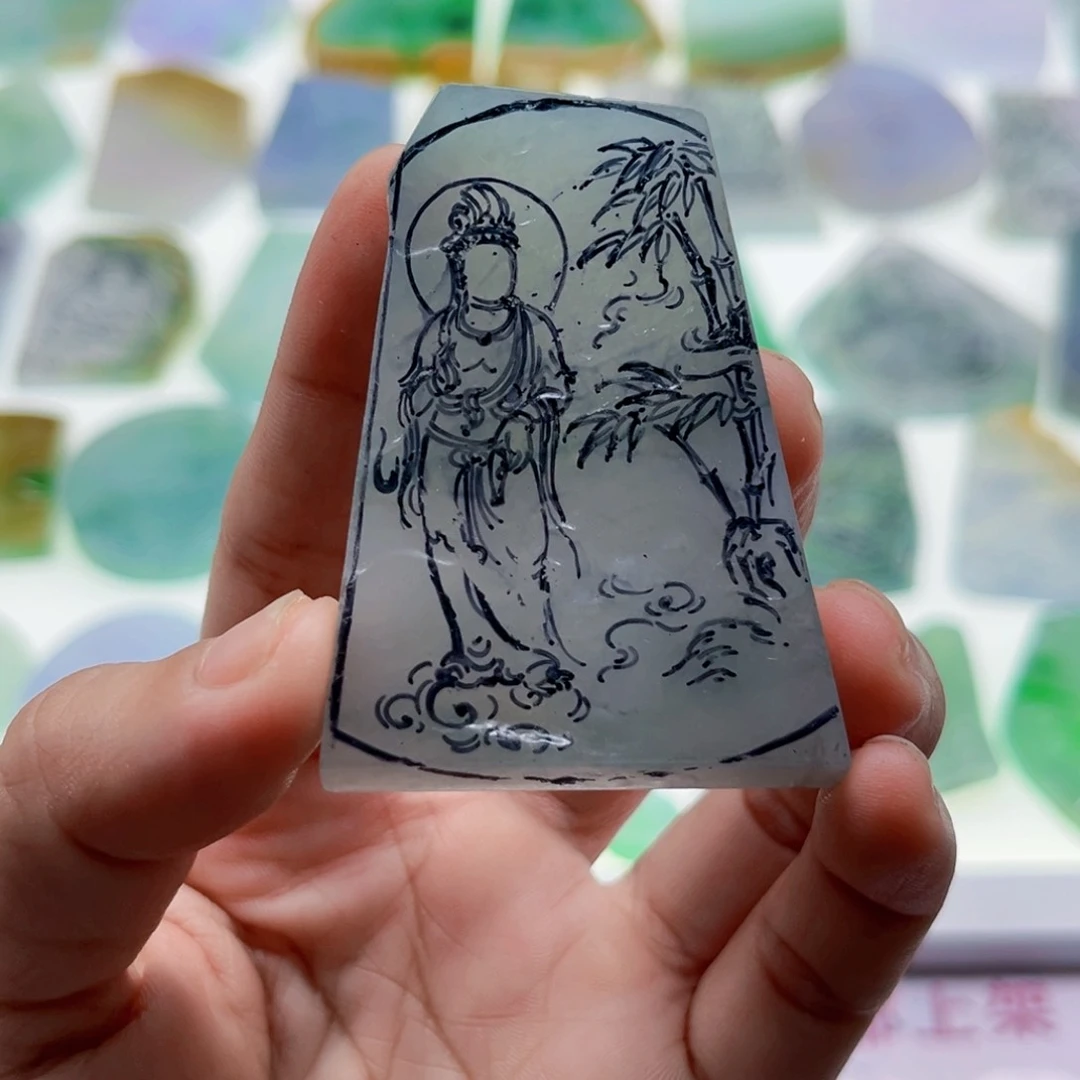 定制翡翠未镶嵌天然翡翠a货