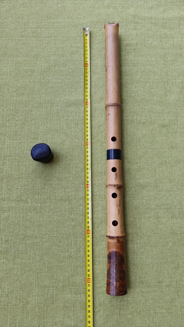 甄选日本真竹尺八诚和二尺C管专业演奏级大共鸣管长度61.5㎝