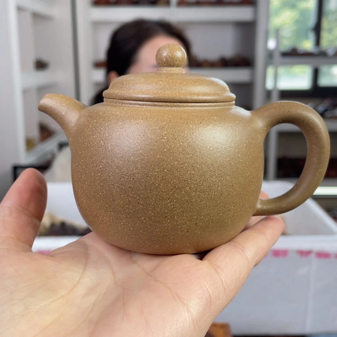 紫砂茶壶段泥袍尊210cc