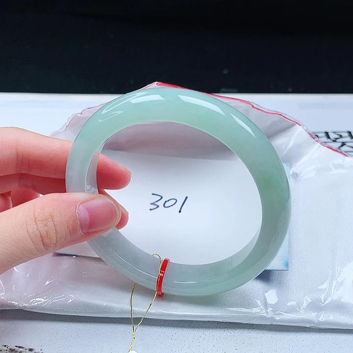 翡翠手镯未镶嵌缅甸天然a货手镯59