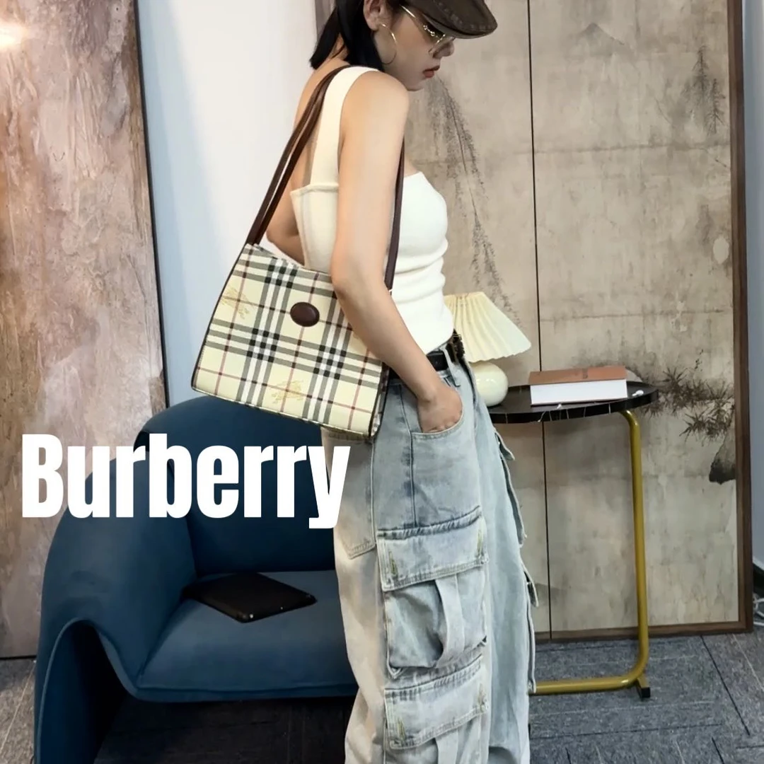 修复品619033/BURBERRY/博柏利腋下hobo
