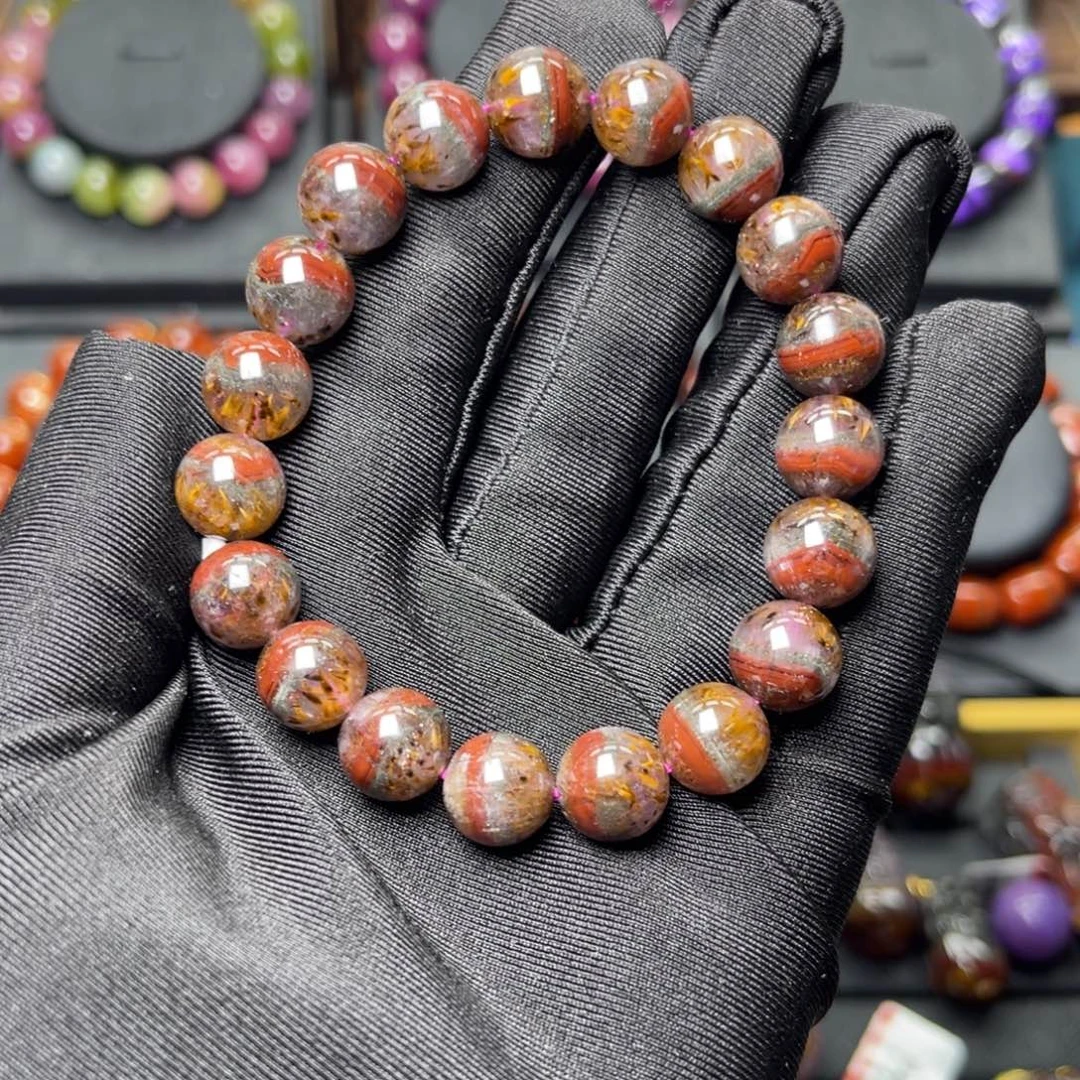 水晶手链未镶嵌极光23单圈10mm