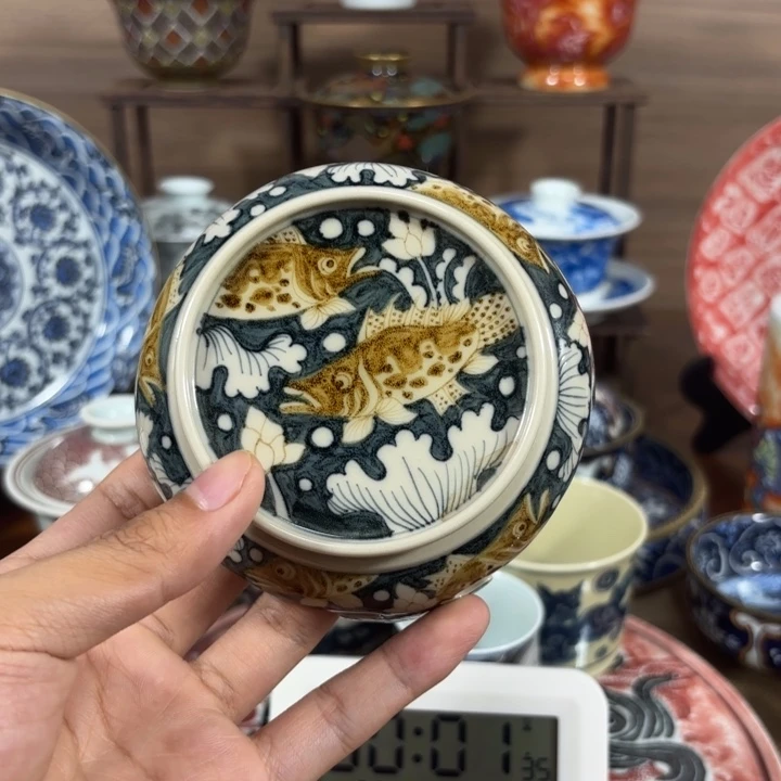 喝***.景德镇手工手绘陶瓷