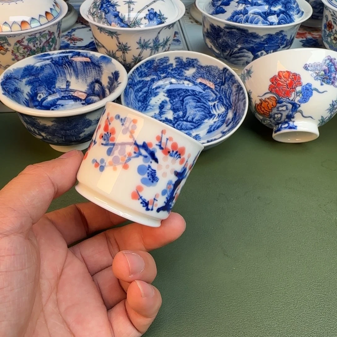 陶纯手工纯手绘茶具357