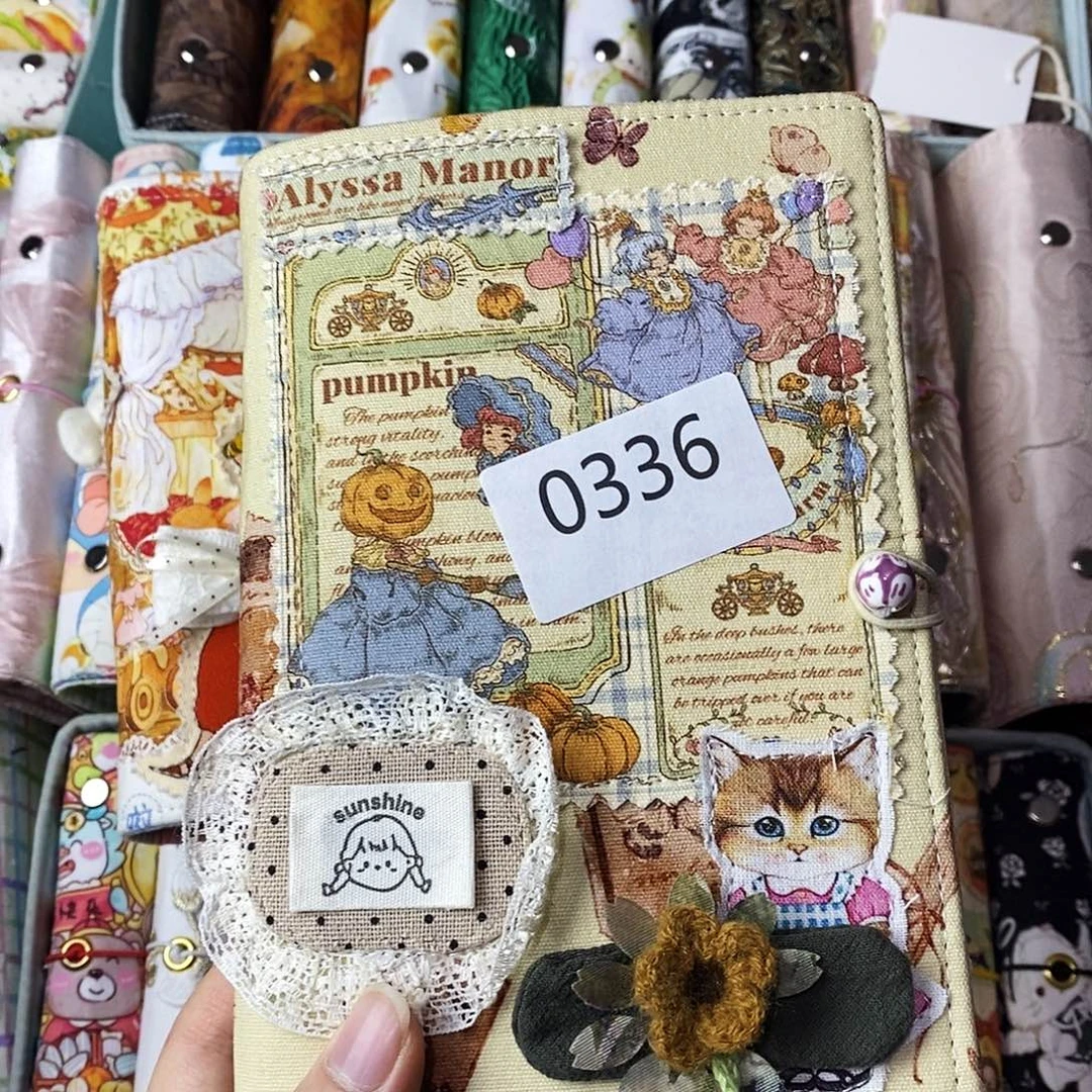 织绣A6 活页不加纸0336