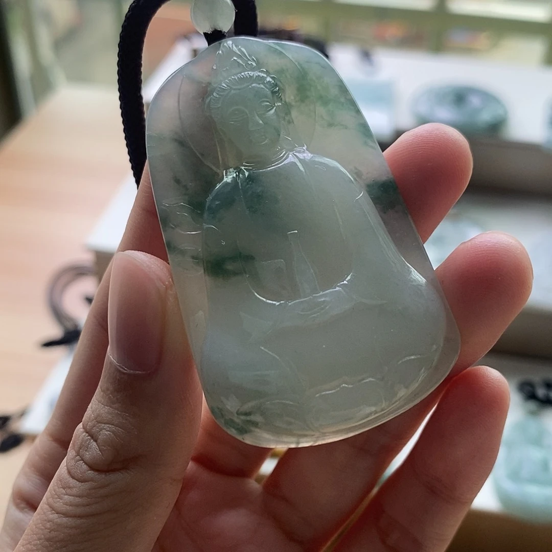 【闪购商品】颈饰未镶嵌翡翠天然缅甸A货翡翠