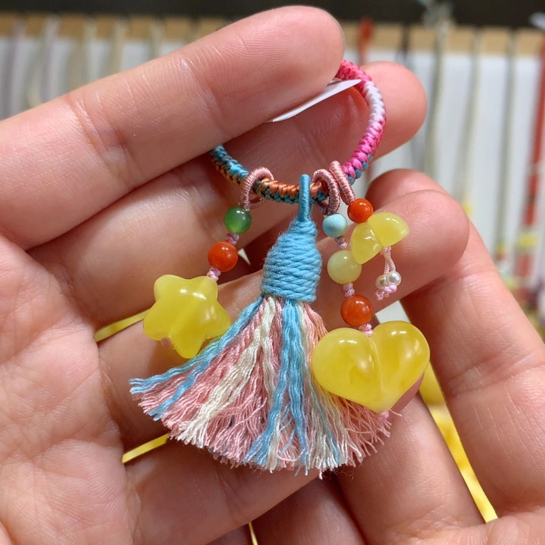 蜜蜡未镶嵌裸石配饰