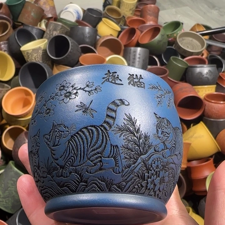 茶杯紫砂全手工紫砂
