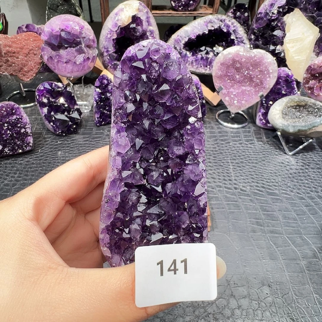 珠宝半成品未镶嵌紫晶