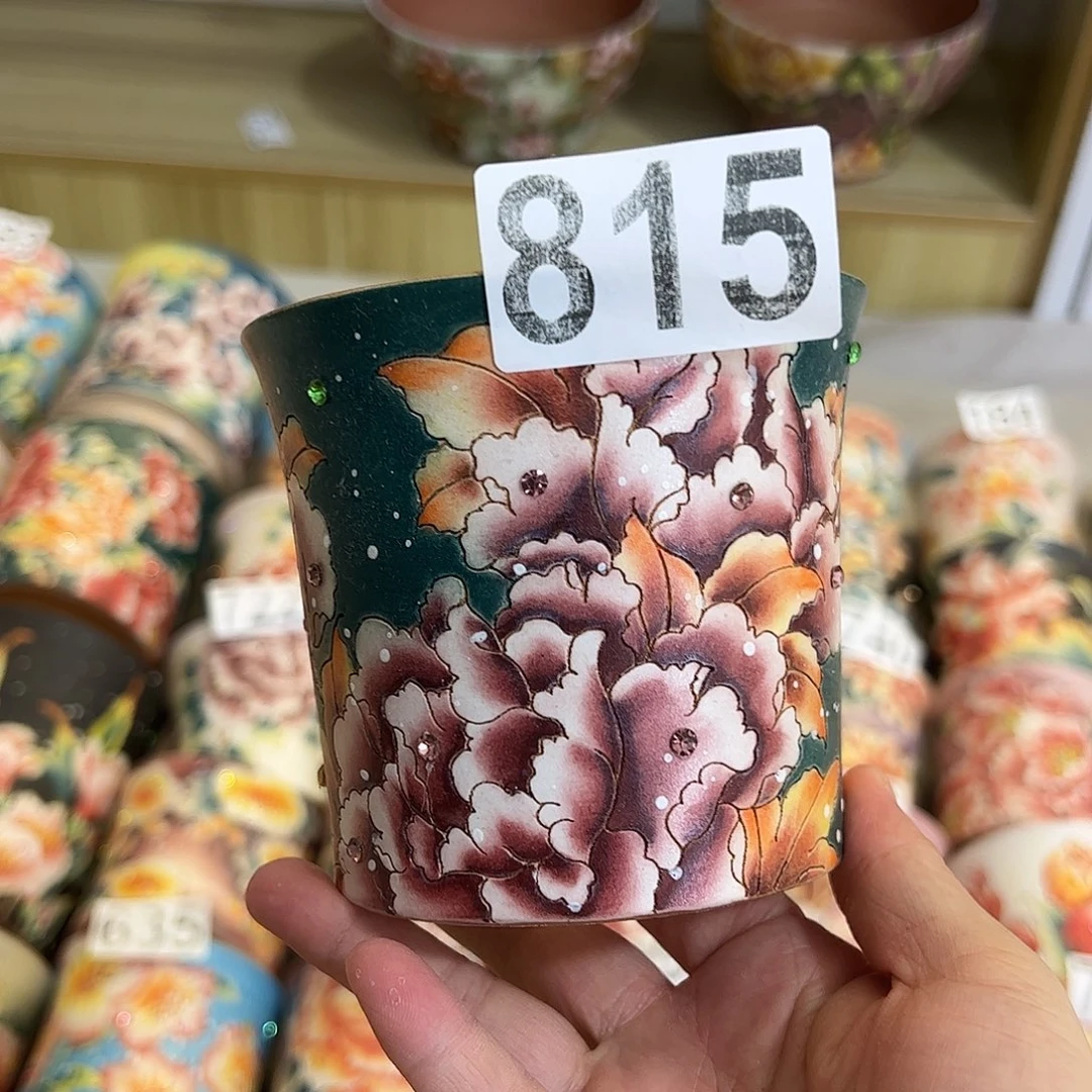 景德镇炫彩手绘口10.5高10
