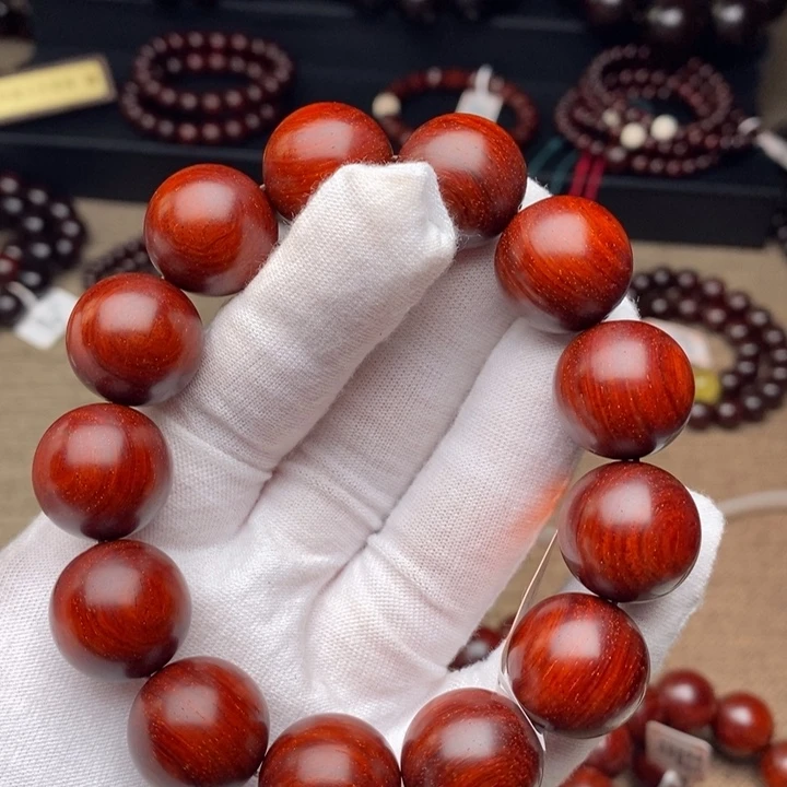 手串/手链小叶紫檀原汁原味1.8cm 二膘老料泥料