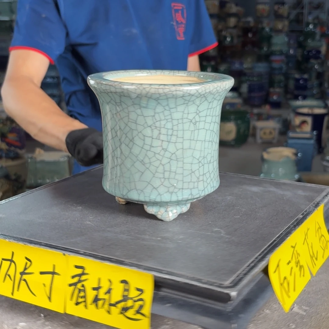 一风堂石湾花盆 内11*11