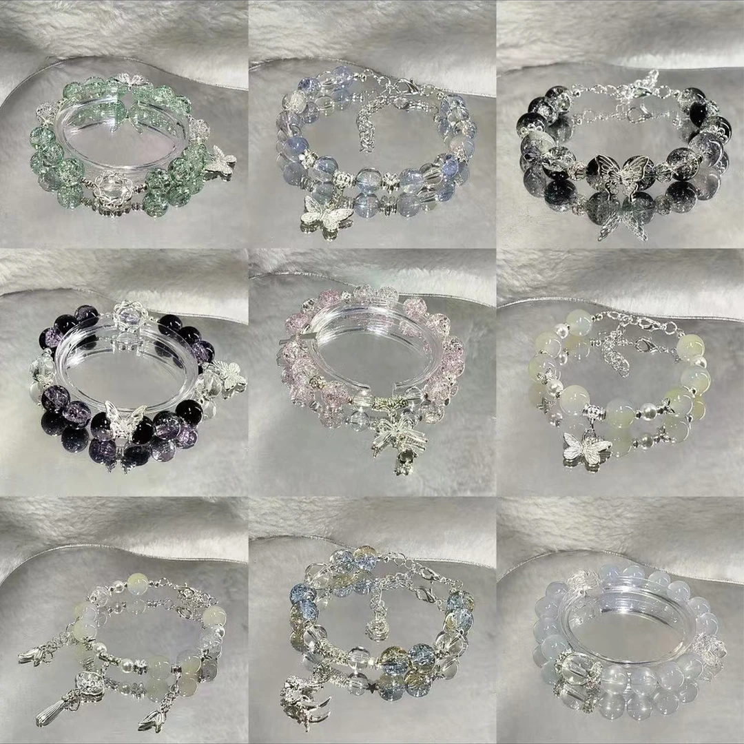 琉璃玻璃手链琉璃爆款古风手串新中式手链DIY